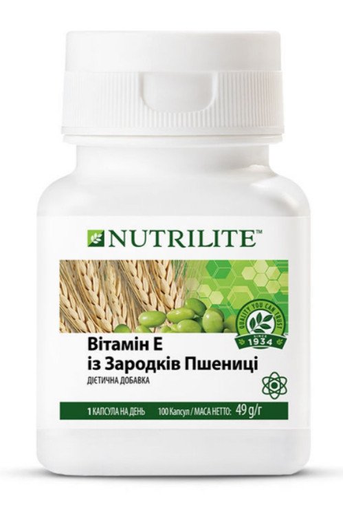 Витамин Е из зародышей пшеницы (100 капс.) Nutrilite