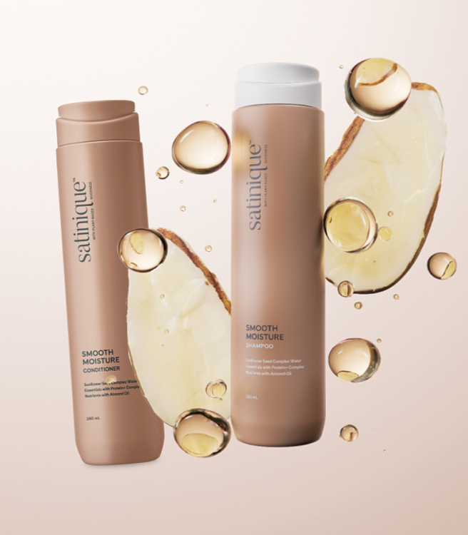 Увлажняющий шампунь для разглаживания волос Satinique (280 мл)