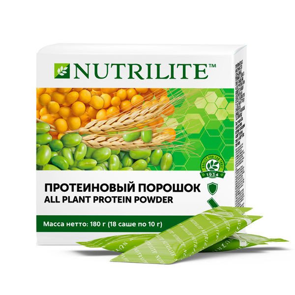 Купить Протеиновый порошок в пакетиках-стиках (18 шт) Nutrilite Ξ Цена ...